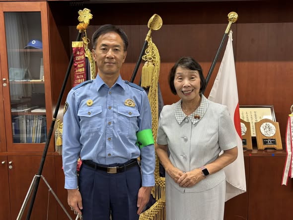 【三鷹警察署の山﨑広行署長との対話から確認した協働による日常的な安全安心確保の重要性】 【三鷹警察署の山﨑広行署長との対話から確認した協働による日常的な安全安心確保の重要性】