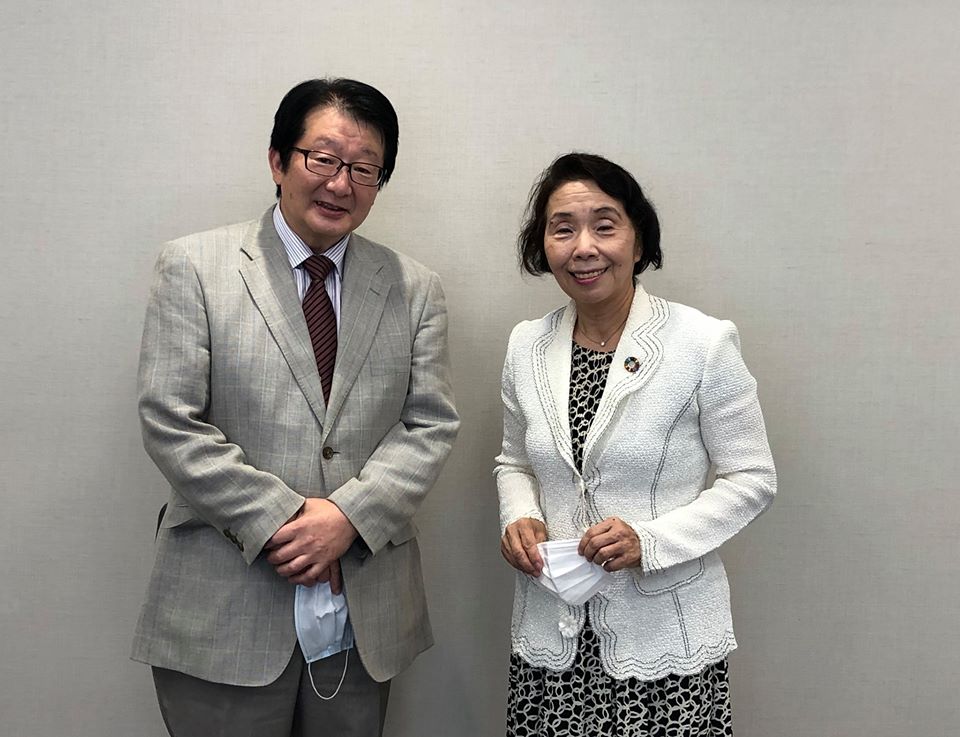 杏林大学保健学部の岡島康友学部長と面談しました 清原慶子 Official Website