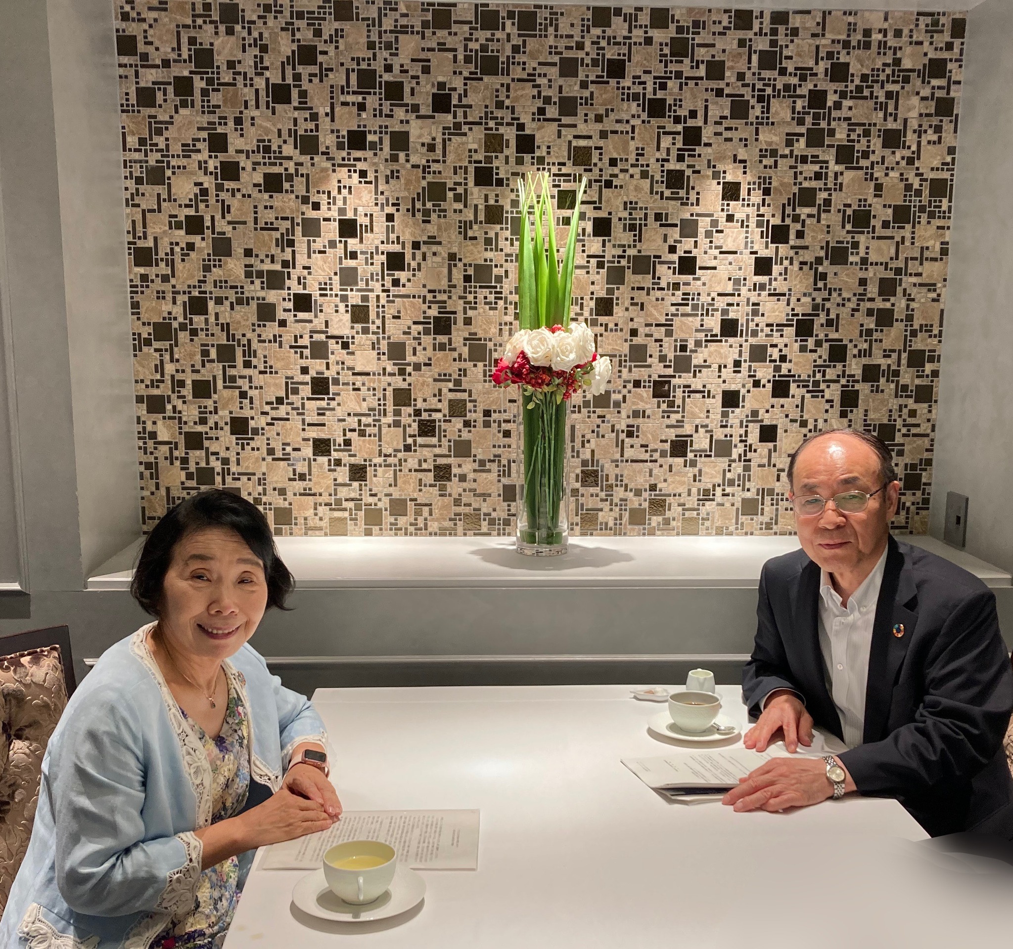 日本経済団体連合会副会長の渡邉光一郎さんと対話しました。