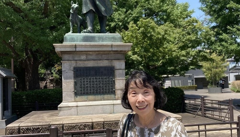 上野公園の西郷隆盛の銅像と愛犬の死