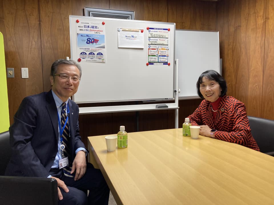 日本経営協会を訪問し、引野隆志理事長と対話しました