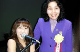 あさみちゆきさんと清原市長