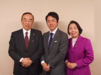 小泉部会長、佐用町長と